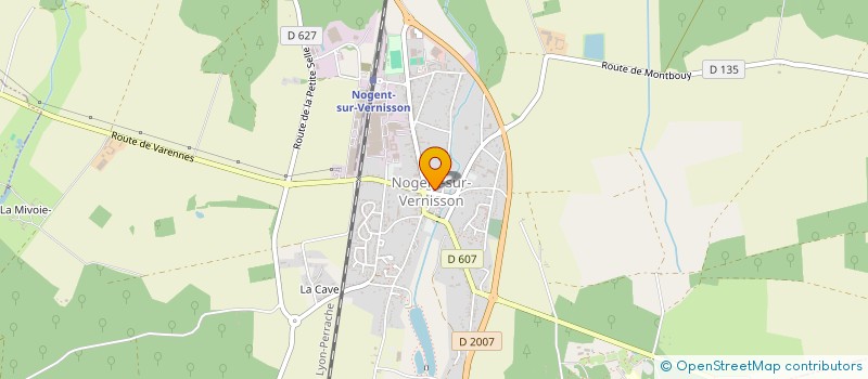 localisation de l'entreprise SCI LES CORMIERS à NOGENT-SUR-VERNISSON
