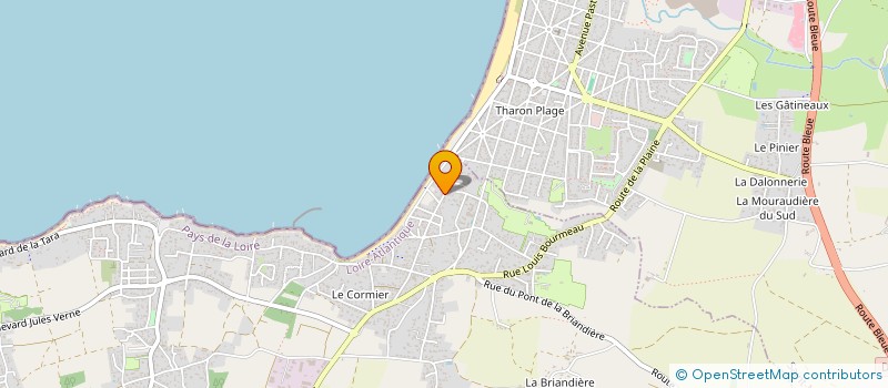 localisation de l'entreprise SCI LES CORMIERS à LA PLAINE-SUR-MER