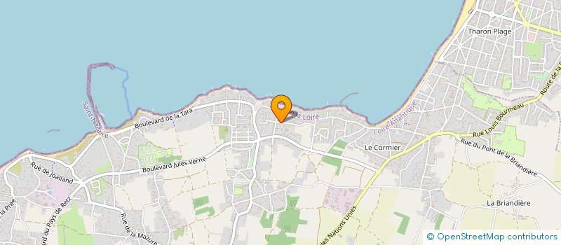 localisation de l'entreprise SCI LES CORMIERS à LA PLAINE-SUR-MER
