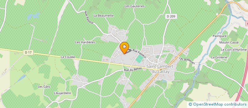 localisation de l'entreprise SCI LES CORMIERS DU BREUIL  BEAULIEU-SUR-LAYON