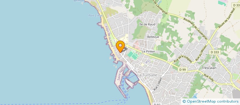 localisation de l'entreprise SCI LES CORMORANS  LA TURBALLE