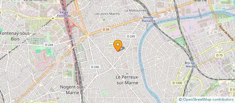 localisation de l'entreprise SCI LES CORMORANS à LE PERREUX-SUR-MARNE