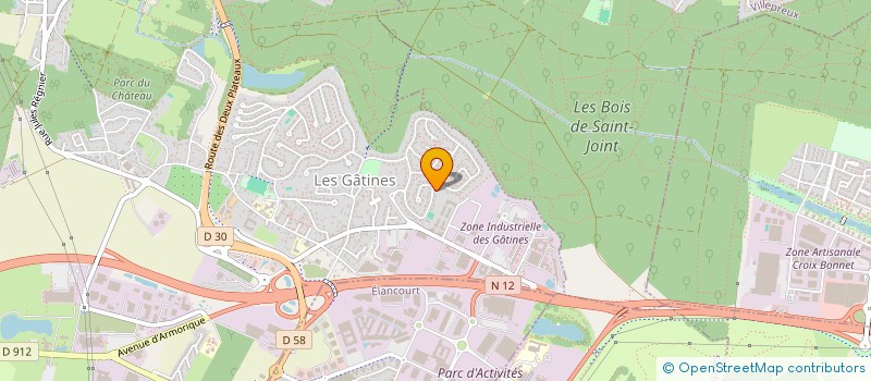 localisation de l'entreprise SCI LES CORMORANS  PLAISIR