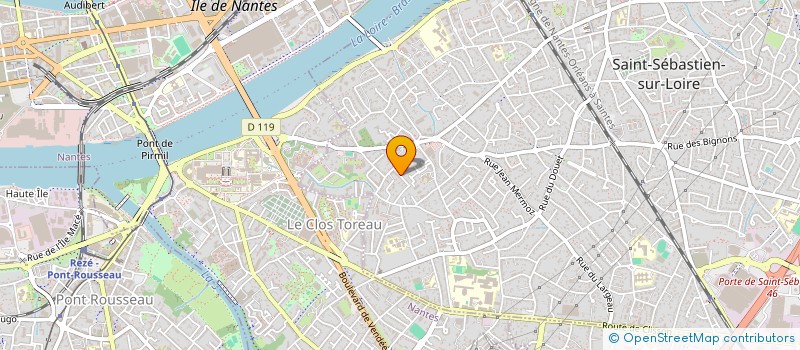 localisation de l'entreprise SCI LES CORMORANS à SAINT-SEBASTIEN-SUR-LOIRE