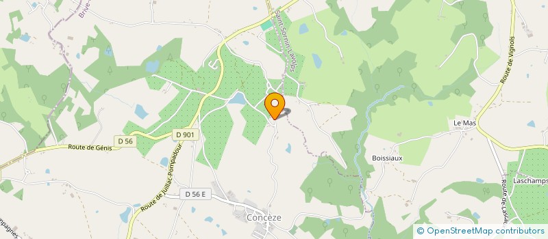 localisation de l'entreprise SCI LES CORNADI  CONCEZE