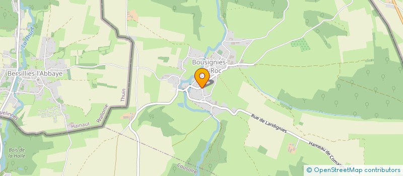 localisation de l'entreprise SCI LES CORNEILLES à BOUSIGNIES-SUR-ROC
