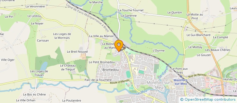 localisation de l'entreprise SCI LES CORONS  MONTFORT-SUR-MEU