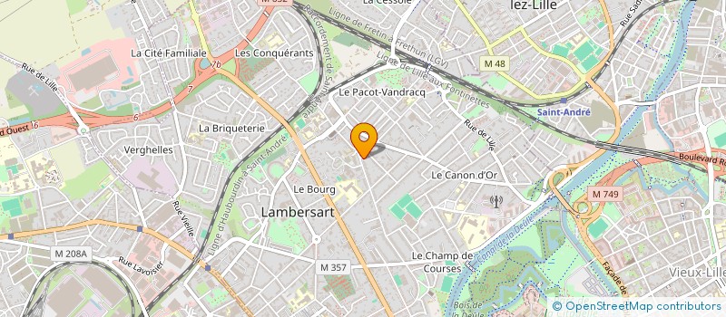 localisation de l'entreprise SCI LES CORRO à LAMBERSART