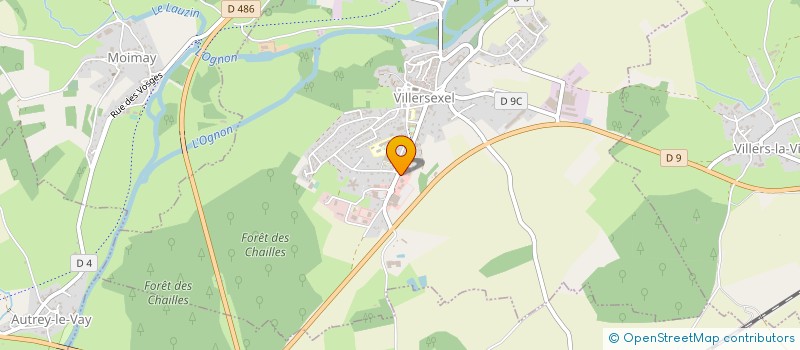 localisation de l'entreprise SCI LES CORVEES DE L HERMITAGE à VILLERSEXEL