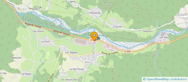 localisation de l'entreprise SCI LES COSMIQUES  ALEX