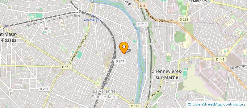 localisation de l'entreprise SCI LES COSMOS à SAINT-MAUR-DES-FOSSES