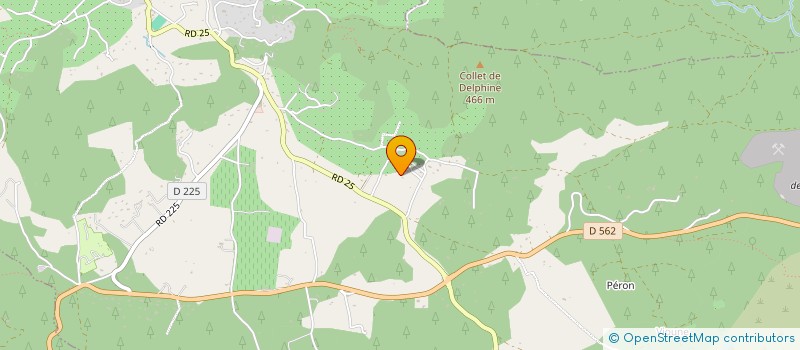 localisation de l'entreprise SCI LES COSTES SUD  CALLAS