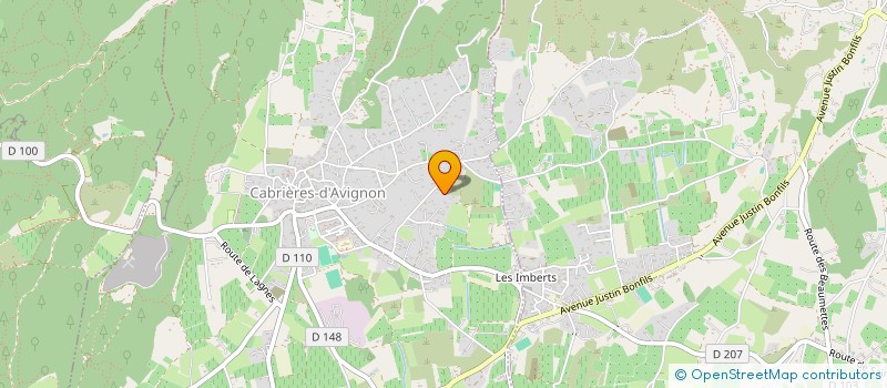 localisation de l'entreprise SCI LES COSTIERES  CABRIERES-D'AVIGNON