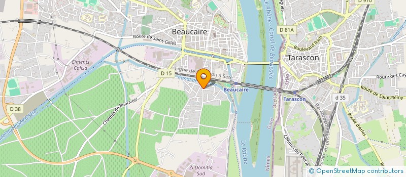 localisation de l'entreprise SCI LES COSTIERES  BEAUCAIRE