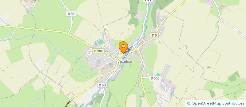 localisation de l'entreprise SCI LES COTANCES  VEZELISE