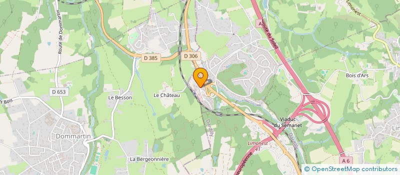 localisation de l'entreprise SCI LES COTEAUX  LISSIEU