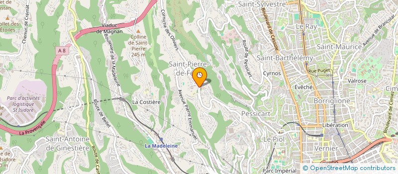 localisation de l'entreprise SCI LES COTEAUX à NICE