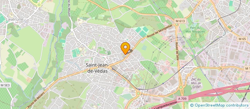 localisation de l'entreprise SCI LES COTEAUX  SAINT-JEAN-DE-VEDAS