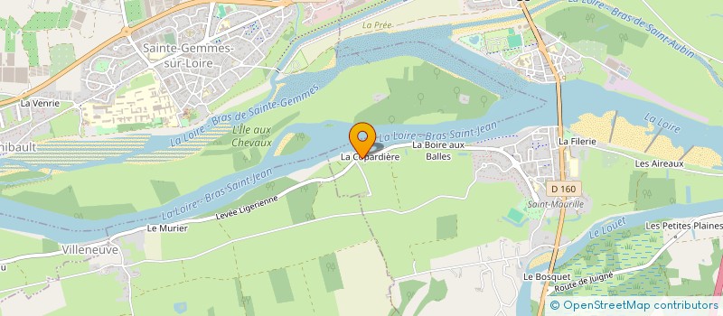 localisation de l'entreprise SCI LES COTEAUX  LES PONTS-DE-CE