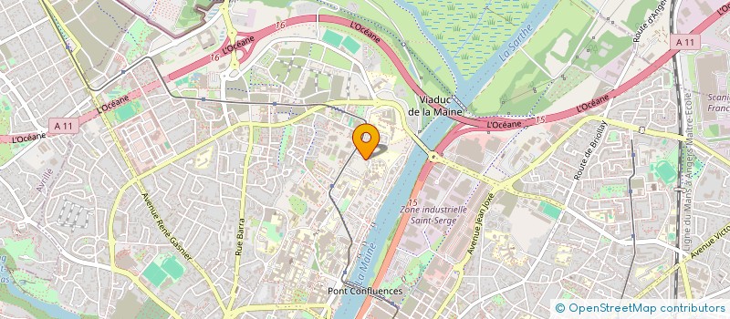 localisation de l'entreprise SCI LES COTEAUX à ANGERS