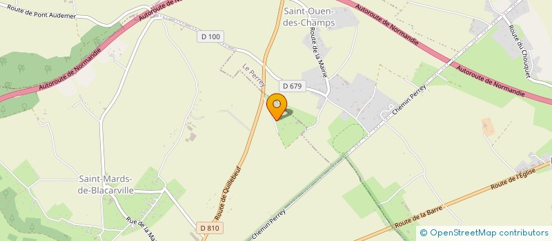 localisation de l'entreprise SCI LES COTEAUX DE SAINT AIGNAN à PONT-AUDEMER