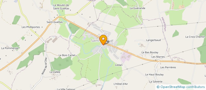 localisation de l'entreprise SCI LES COTEAUX DU LEVANT  COETMIEUX