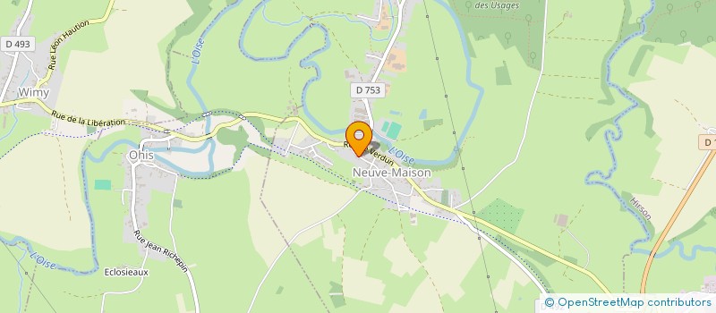 localisation de l'entreprise SCI LES COTEAUX DU MOINE  NEUVE-MAISON