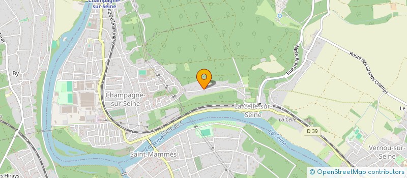 localisation de l'entreprise SCI LES COTEAUX PANORAMA  VERNOU-LA-CELLE-SUR-SEINE