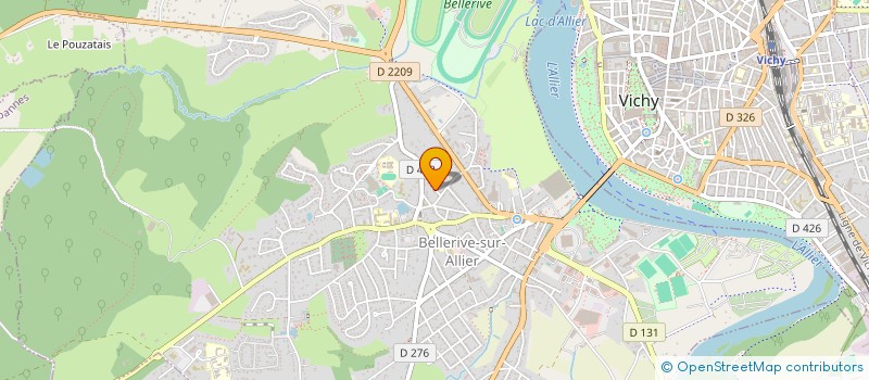 localisation de l'entreprise SCI LES COTES  BELLERIVE-SUR-ALLIER