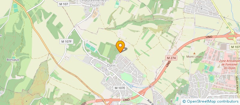 localisation de l'entreprise SCI LES COTES BARBISY  DAIX