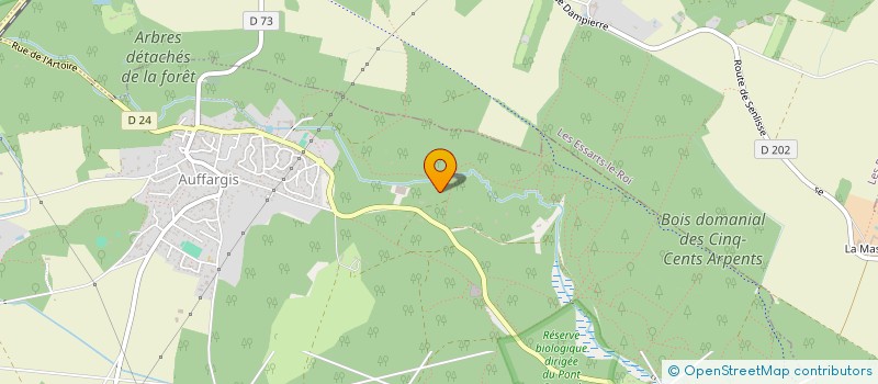 localisation de l'entreprise SCI LES COTES LAMY  AUFFARGIS