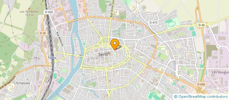 localisation de l'entreprise SCI LES COTTAGES  SENS