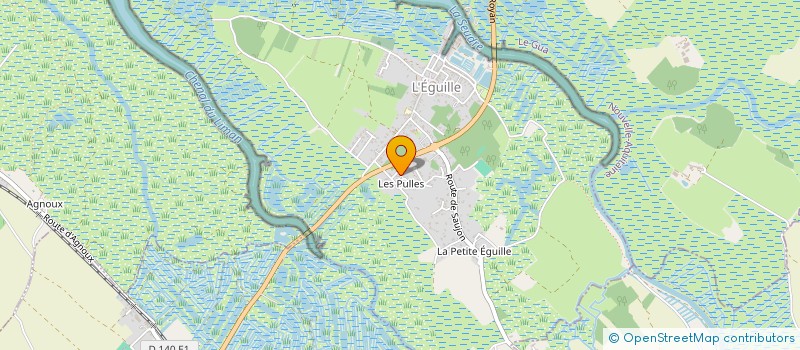 localisation de l'entreprise SCI LES COTTAGES  L'EGUILLE