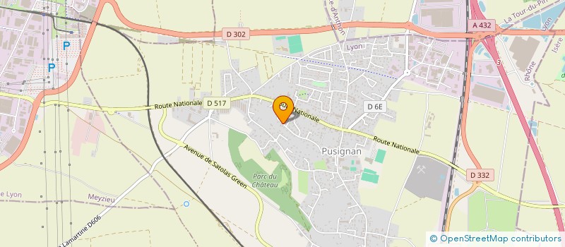 localisation de l'entreprise SCI LES COTTAGES  PUSIGNAN