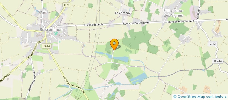 localisation de l'entreprise SCI LES COTTAGES DE LA PRAIRIE  SAINT-LOUP-DES-VIGNES