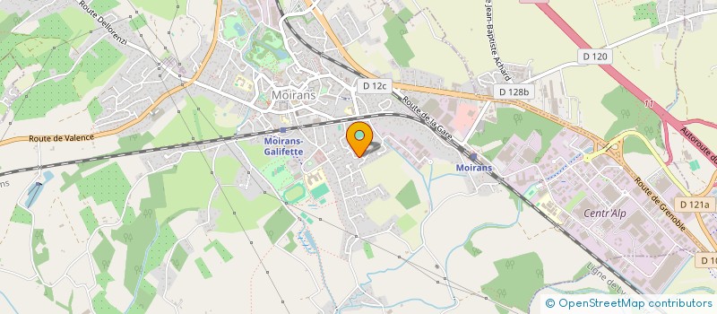 localisation de l'entreprise SCI LES COUCHANTS  MOIRANS