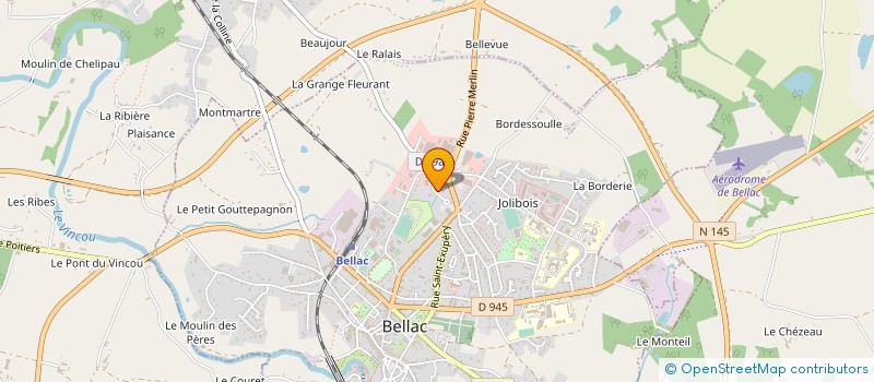 localisation de l'entreprise SCI LES COUCHETS à BELLAC