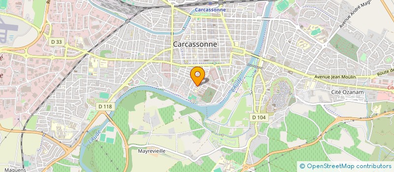 localisation de l'entreprise SCI LES COUCOUMINES à CARCASSONNE