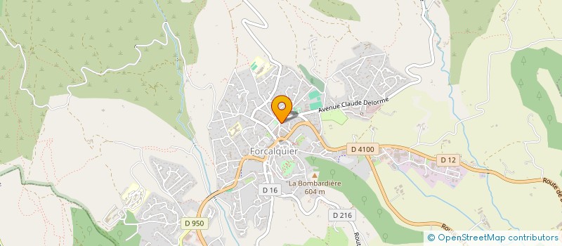 localisation de l'entreprise SCI LES COUDOURETS  FORCALQUIER