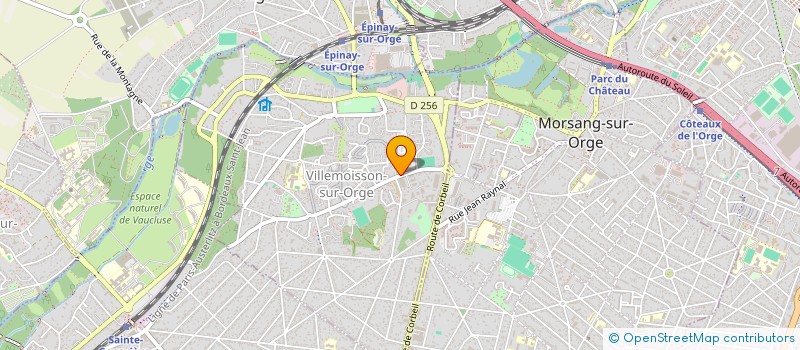 localisation de l'entreprise SCI LES COUDREAUX à VILLEMOISSON-SUR-ORGE