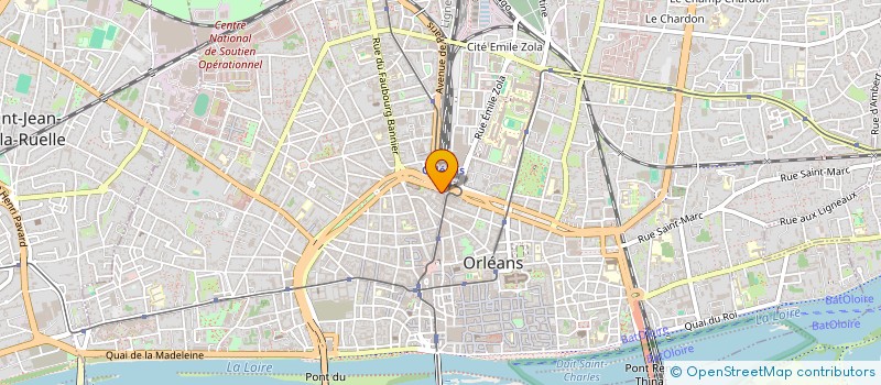 localisation de l'entreprise SCI LES COUDREAUX D'ORLEANS à ORLEANS