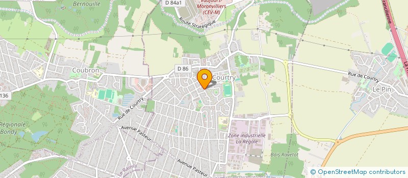 localisation de l'entreprise SCI LES COUDRIERS à COURTRY