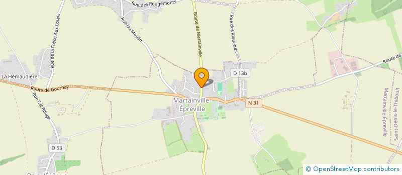 localisation de l'entreprise SCI LES COULEURS  MARTAINVILLE-EPREVILLE