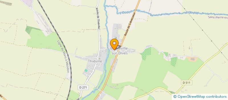 localisation de l'entreprise SCI LES COULOIRS DE VERNELLE  SAINT-PIERRE-EN-AUGE