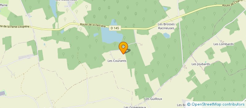 localisation de l'entreprise SCI LES COURANTS à CHARNY OREE DE PUISAYE