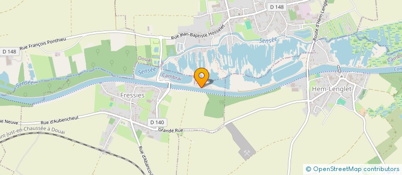 localisation de l'entreprise SCI LES COURBETTES  FRESSIES