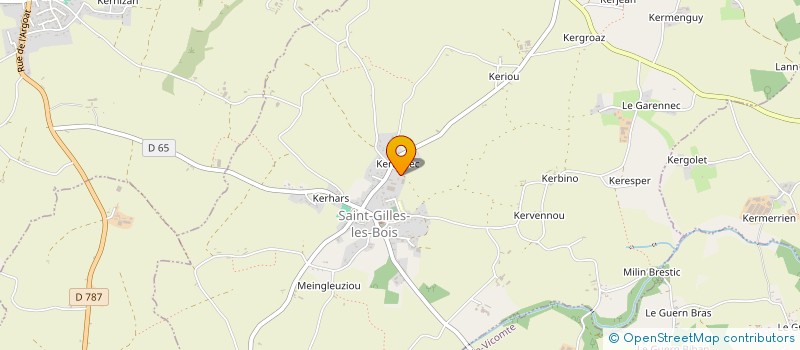 localisation de l'entreprise SCI LES COUREURS DES BOIS  SAINT-GILLES-LES-BOIS