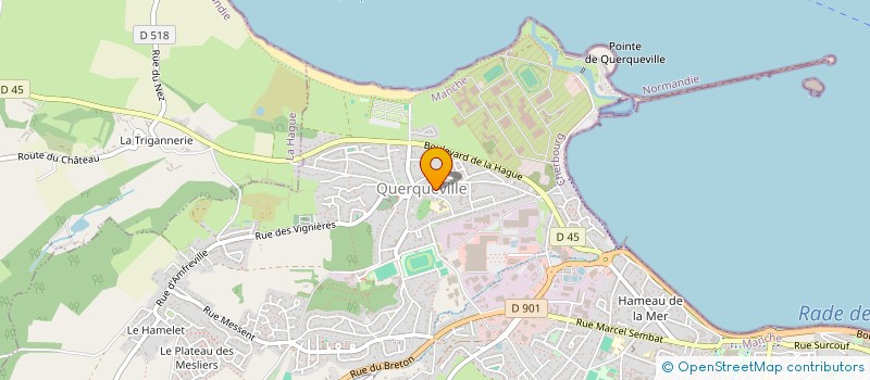 localisation de l'entreprise SCI LES COURLIS à CHERBOURG-EN-COTENTIN