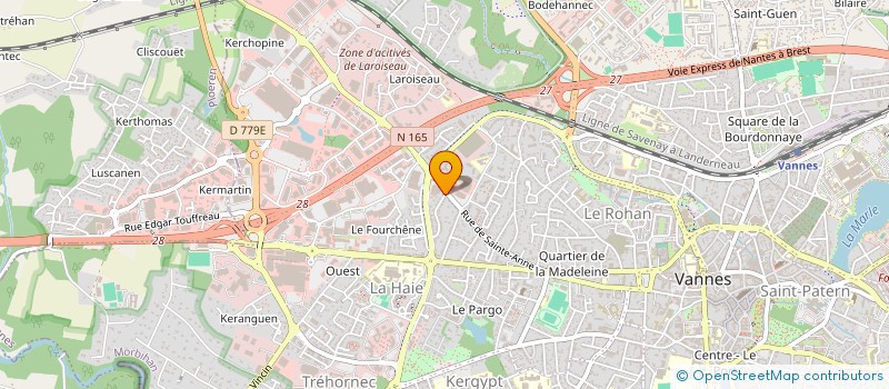 localisation de l'entreprise SCI LES COURLIS à VANNES