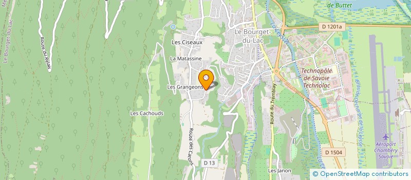 localisation de l'entreprise SCI LES COURLIS  LE BOURGET-DU-LAC